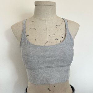 Long Line Elevation Bra Light Heather Gray